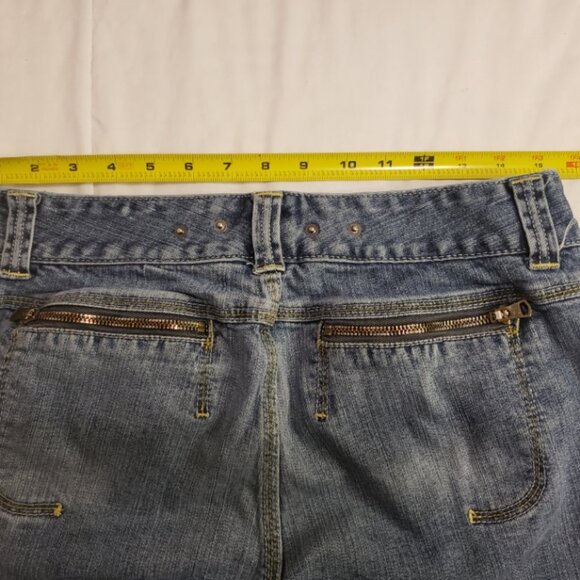 Women's Tommy Hilfiger Jeans Size 10 27.5'' Inseam Zip Details Hook Closure - Picture 5 of 8